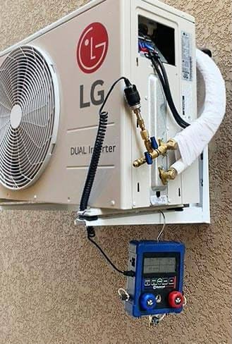Manutenção especializada em unidade externa LG